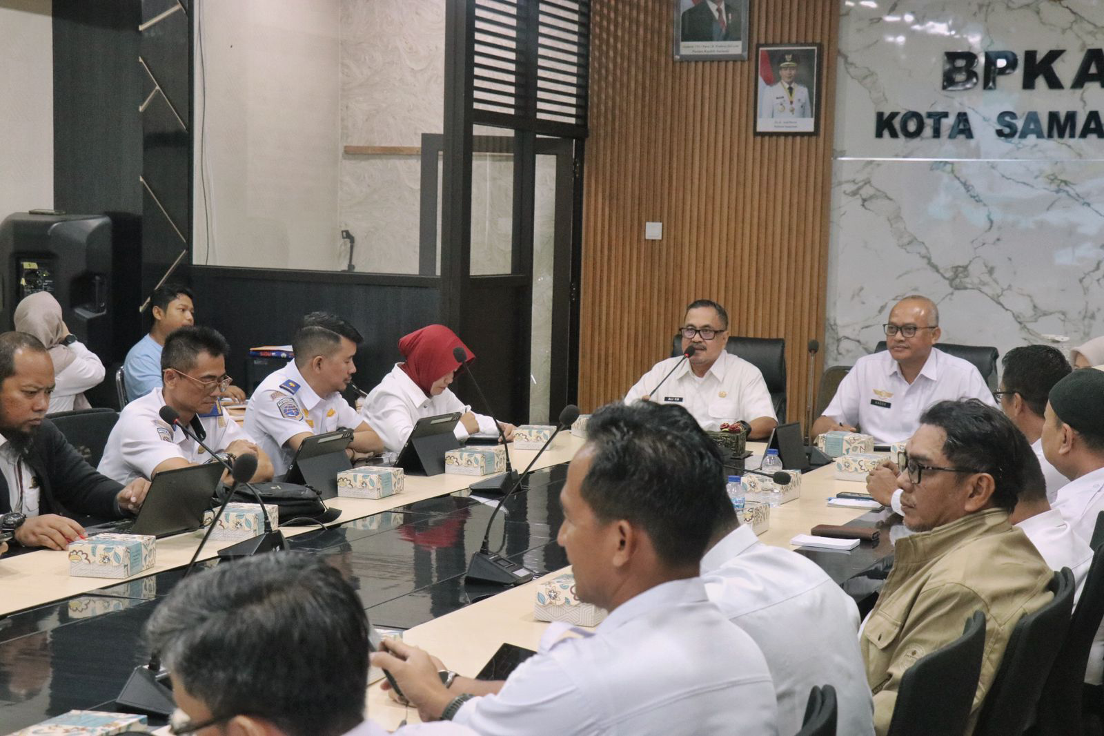 Gambar: RAPAT BERSAMA PEMKOT SAMARINDA, BANDARA A.P.T. PRANOTO BAHAS PENGEMBANGAN BANDARA